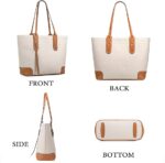 ⁦Women Fashion Handbags Wallet Tote Bag Shoulder Bag Satchel Purse Top Handle Set | Fashion⁩ - الصورة ⁦2⁩