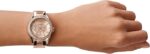 ⁦Fossil Women's FB-01 Quartz Stainless Steel and Silicone Watch, Color: Pink⁩ - الصورة ⁦2⁩